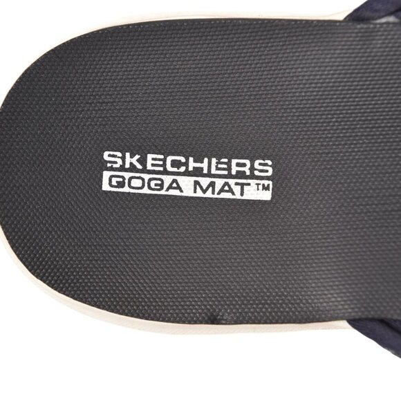 Skechers Goga Mat Ultra Go Flip Flops Blue Women's Size 8 - Picture 8 of 8